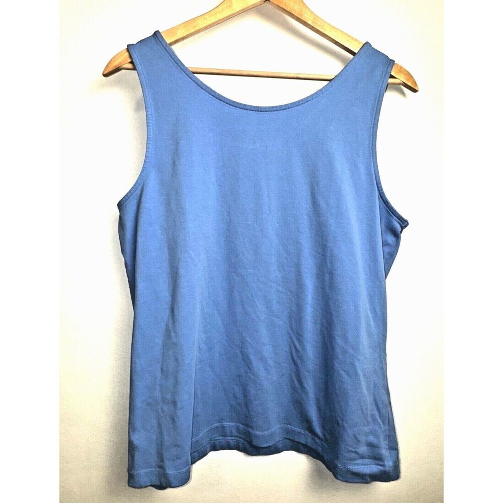 L.L. Bean Large Light Blue Tank Top - Picture 3 of 3